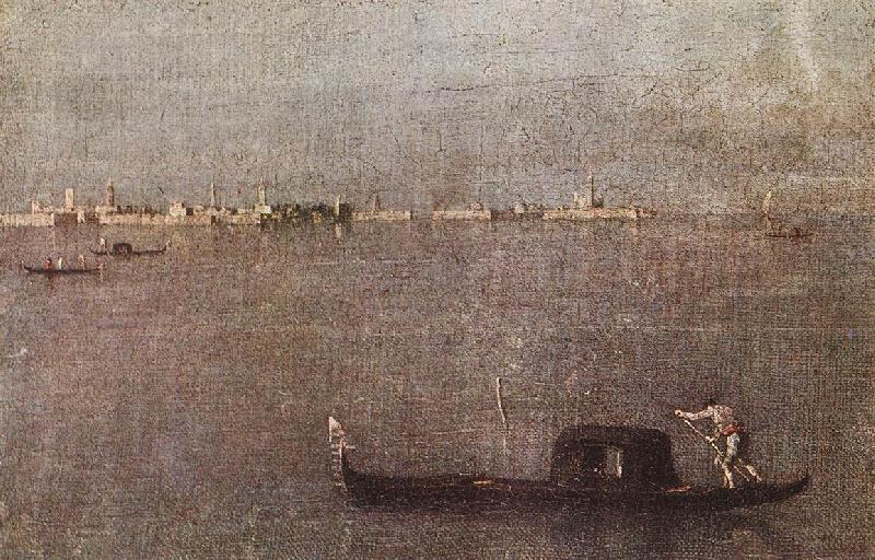 GUARDI, Francesco Gondola in the Lagoon dfhg China oil painting art